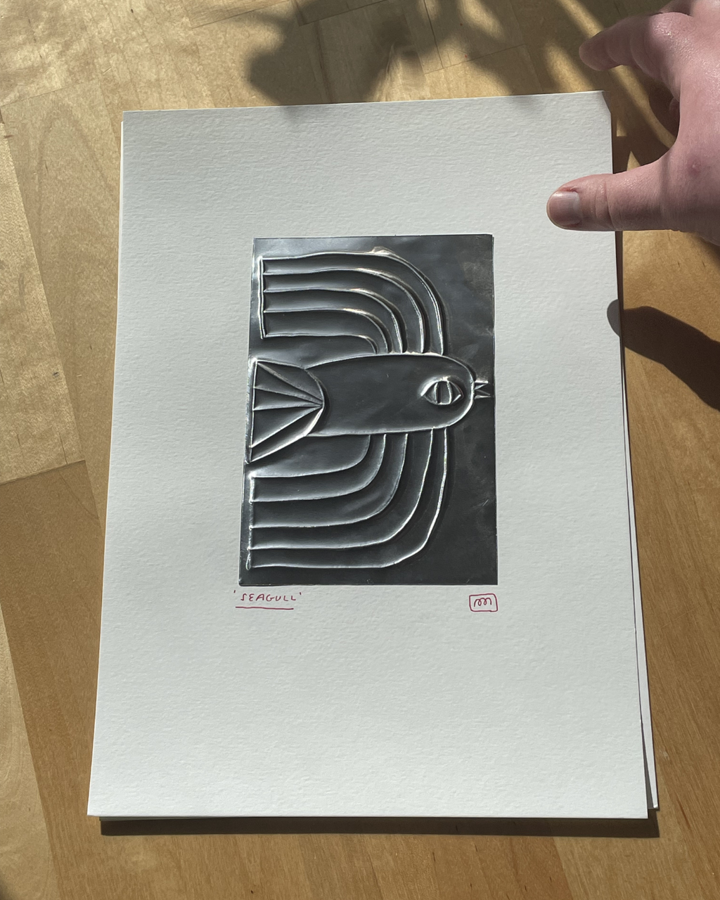 'Seagull' A4 Embossing