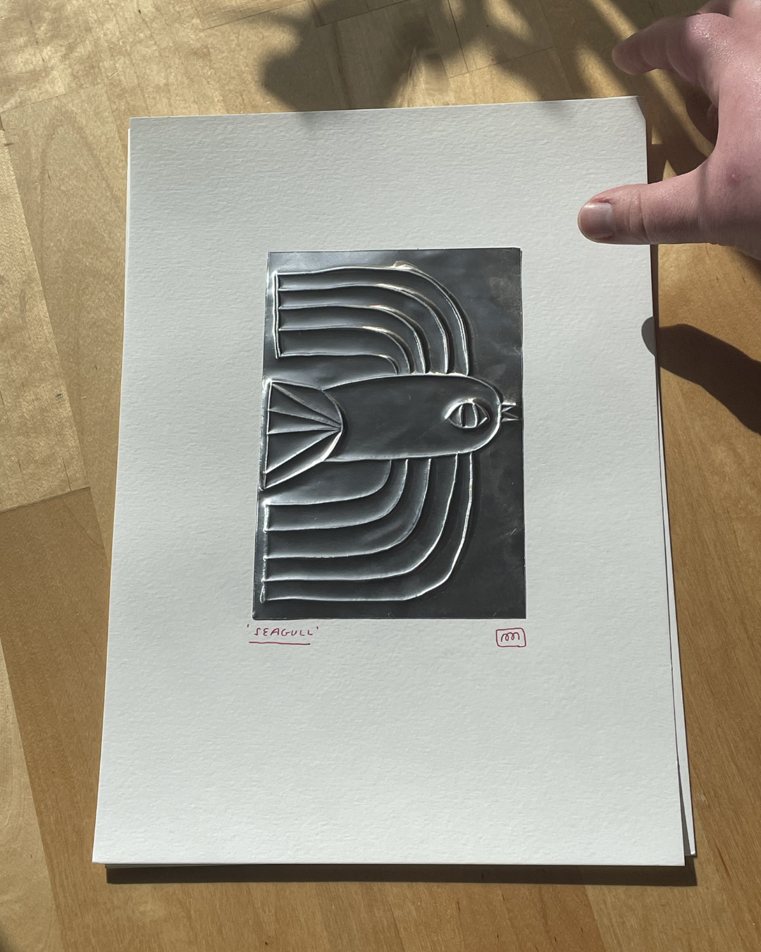 'Seagull' A4 Embossing
