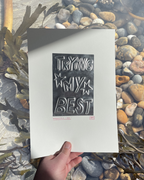 'Trying My Best' A4 Embossing