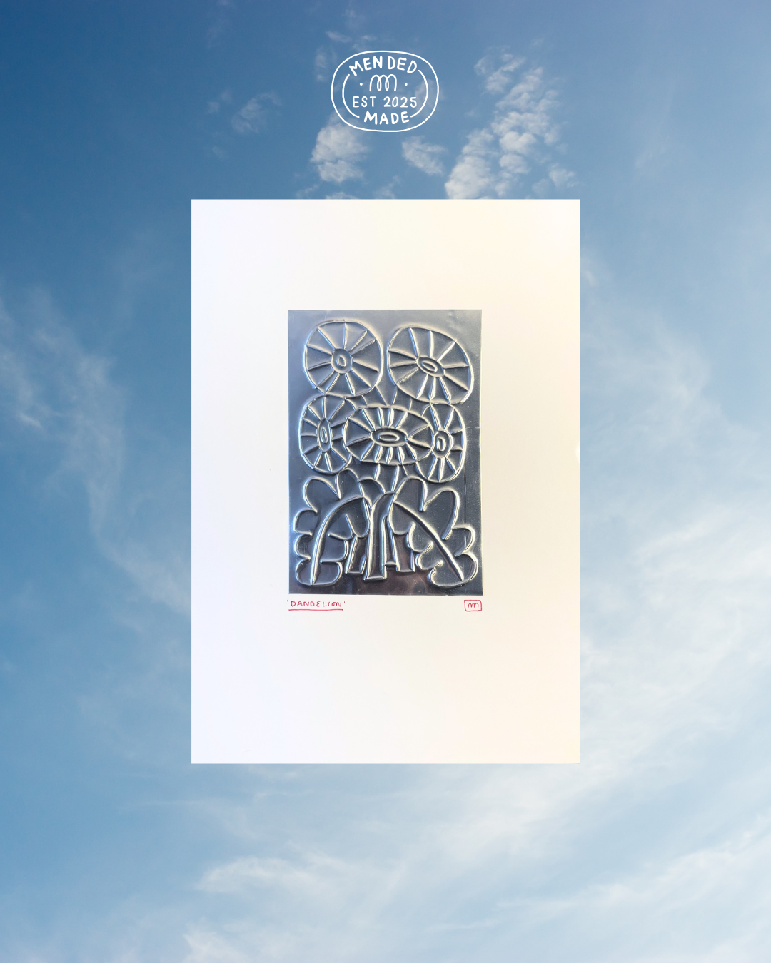 'Dandelion' A4 Embossing