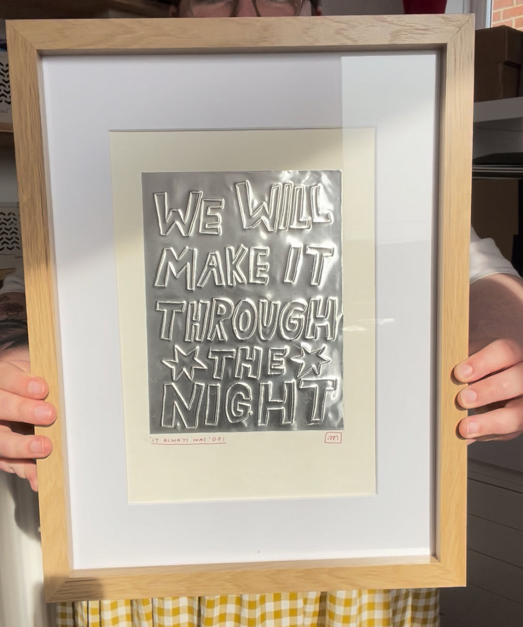 'It Always Was' - Set of 2 x A4 Embossings