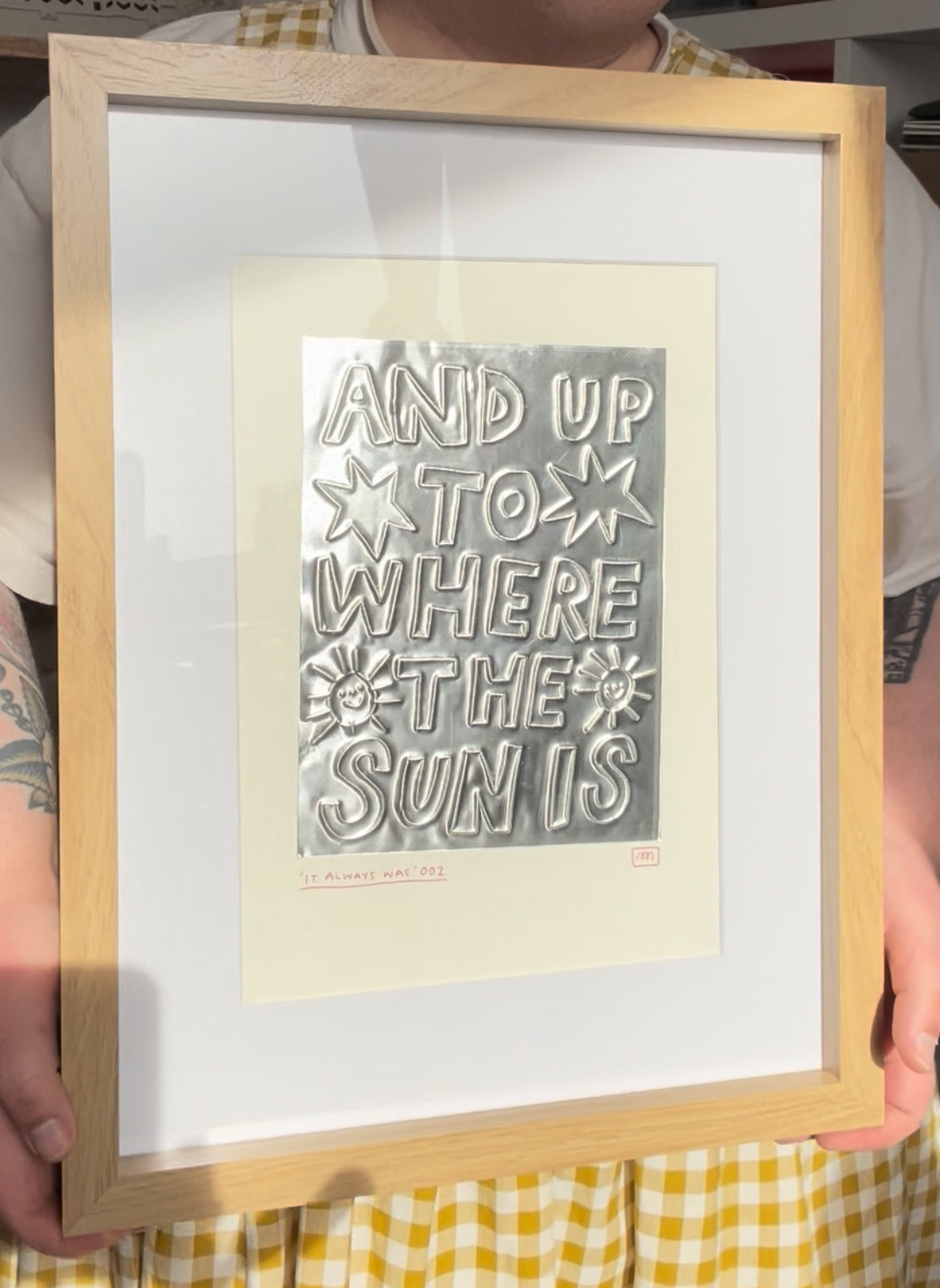 'It Always Was' - Set of 2 x A4 Embossings