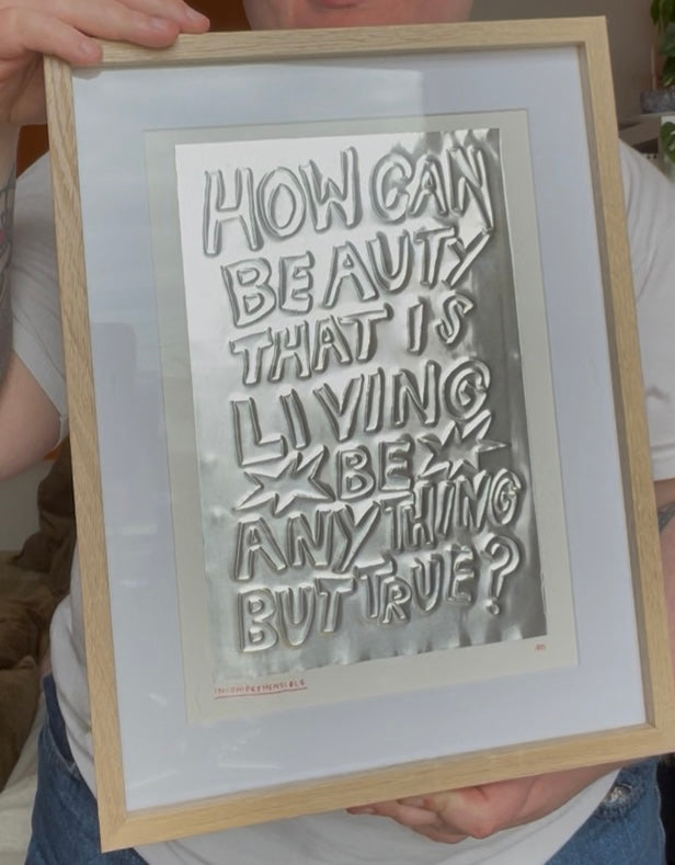 'Incomprehensible' by Big Thief - Hand Embossed Artwork