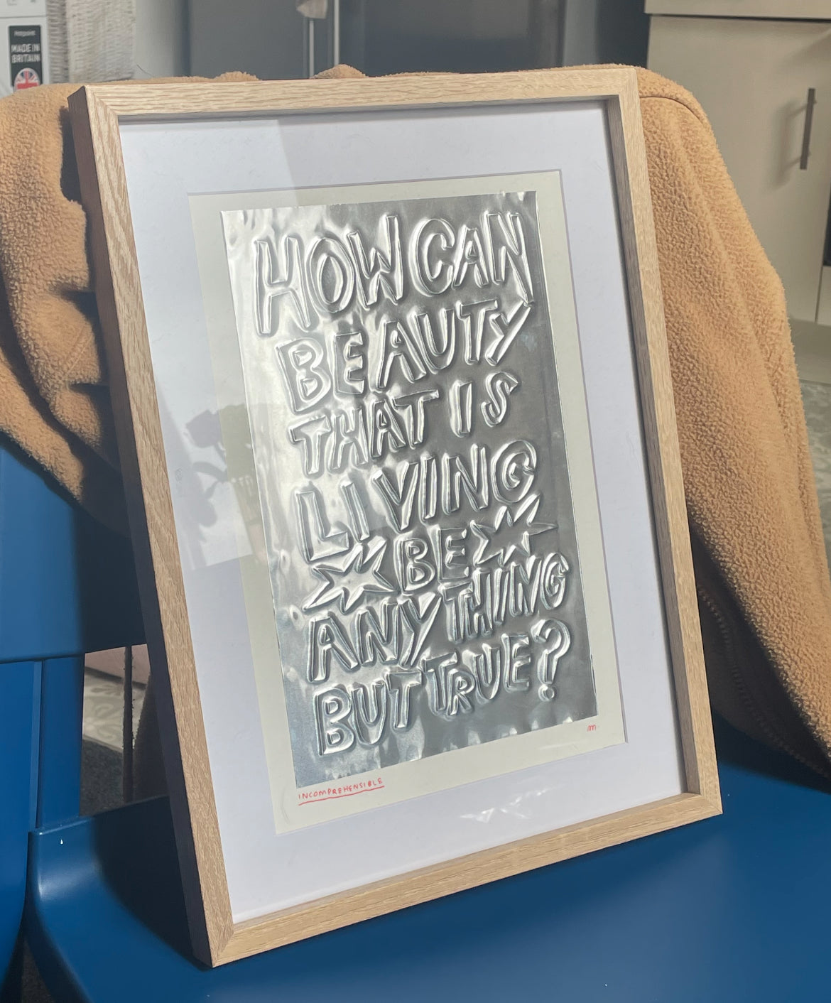 'Incomprehensible' by Big Thief - Hand Embossed Artwork