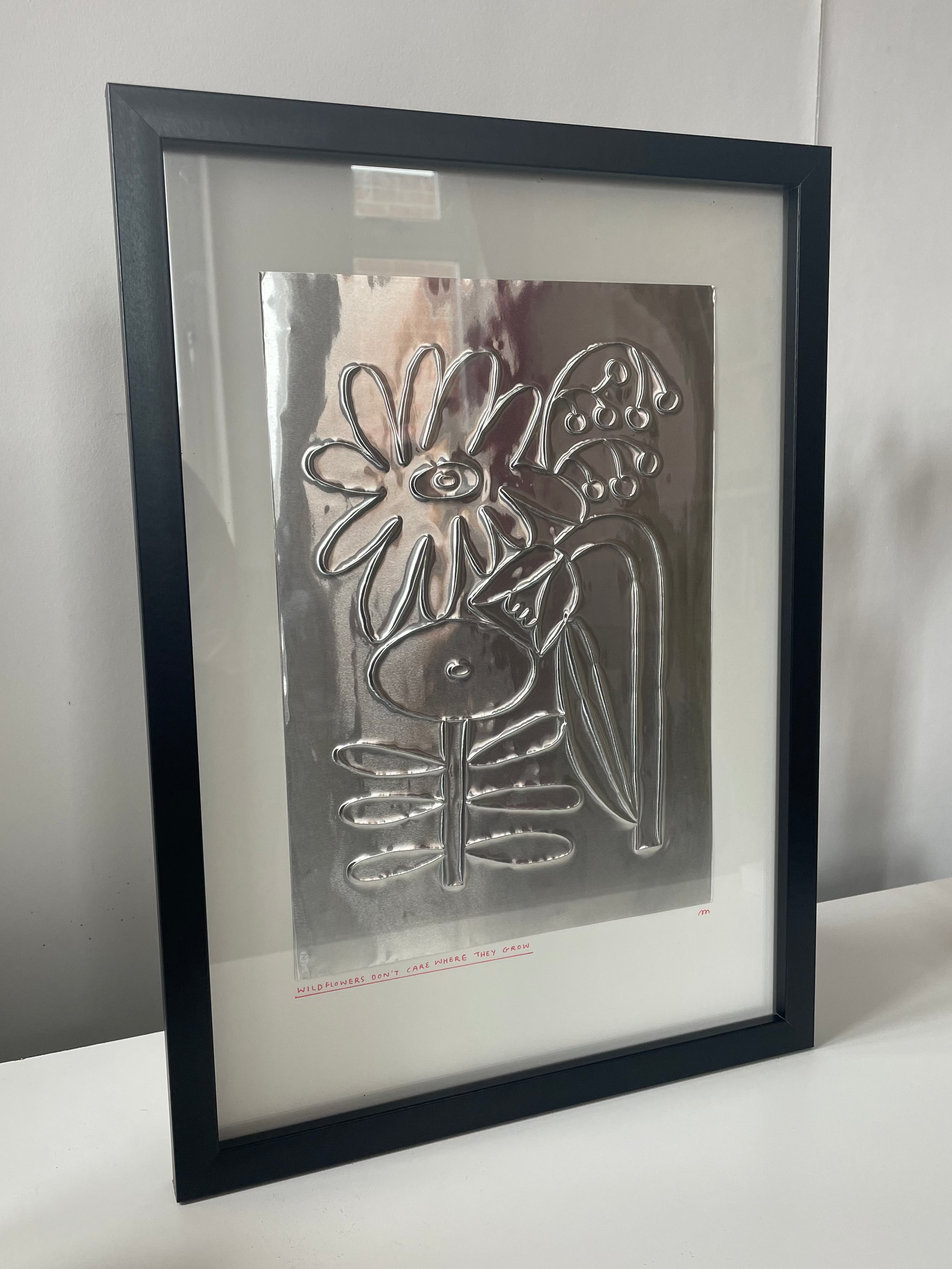 Wildflowers - Hand Embossed Artwork