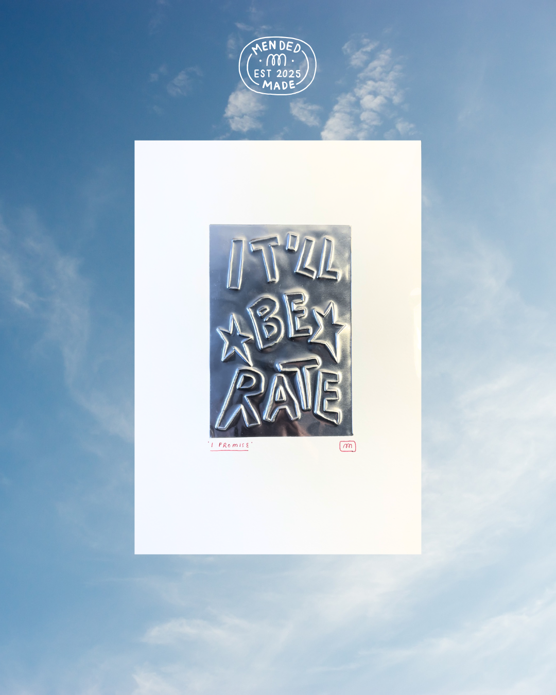 'Trying My Best' A4 Embossing