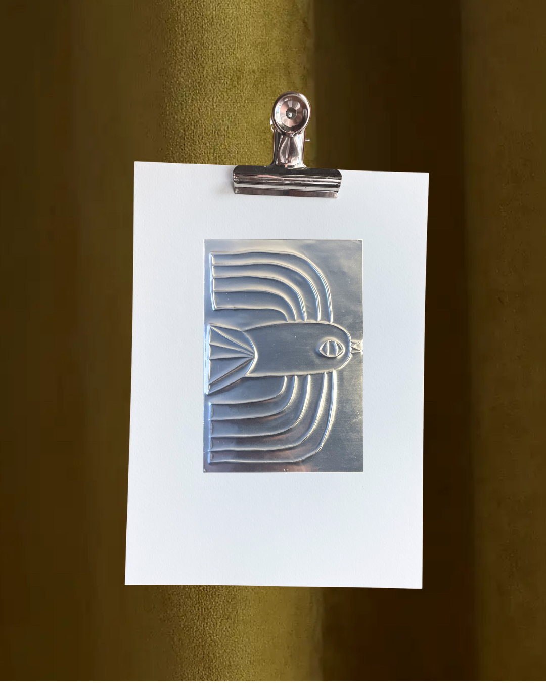 'Seagull' Hand Embossed Artwork